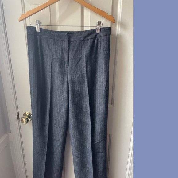 Signature by Larry Levine Charcoal Pinstriped Suit - Picture 8 of 14